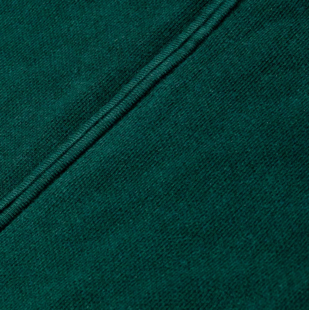 Cotton Cashmere blend knit full zip