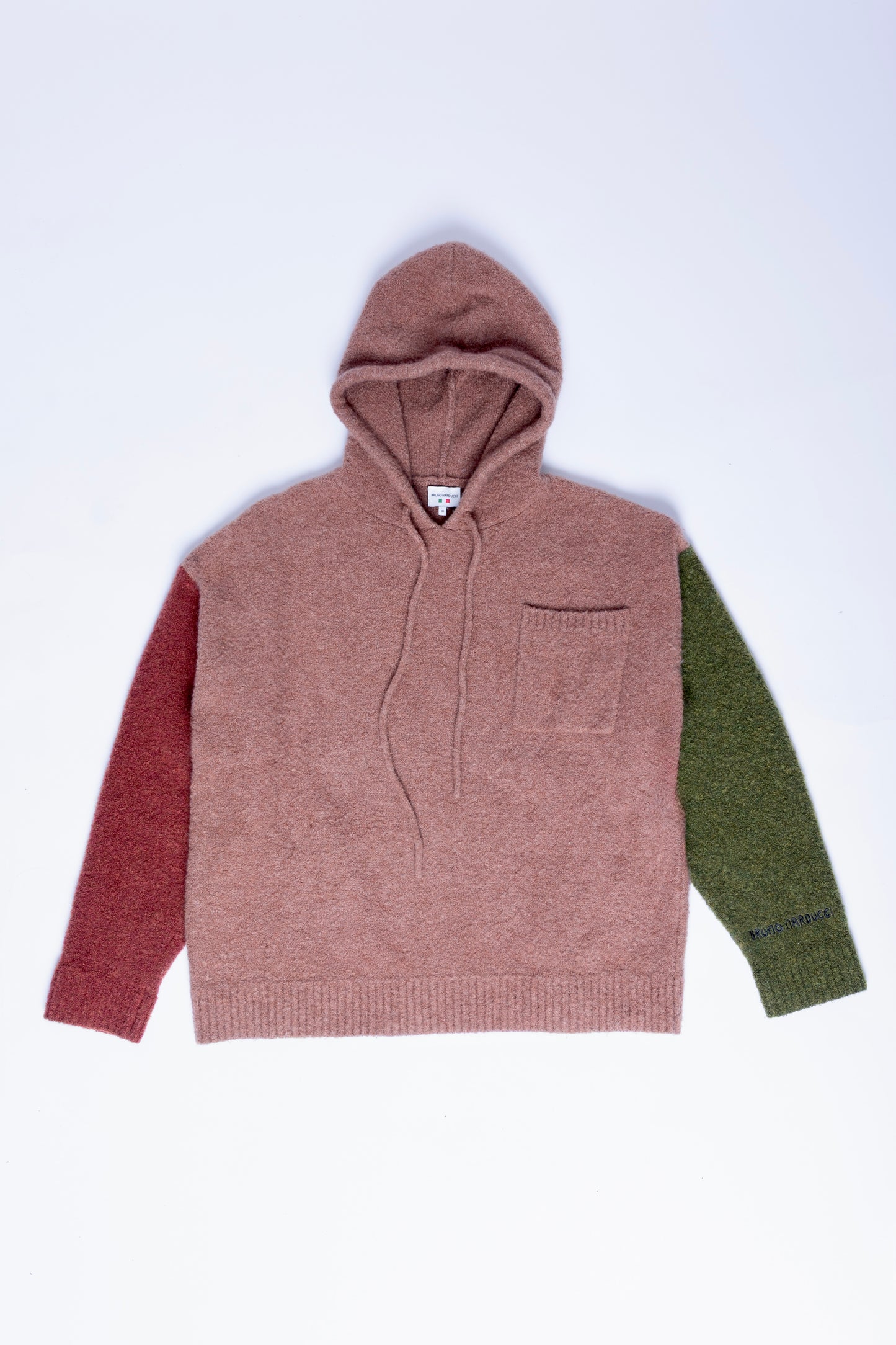 Bouclé Knitted Hoodie