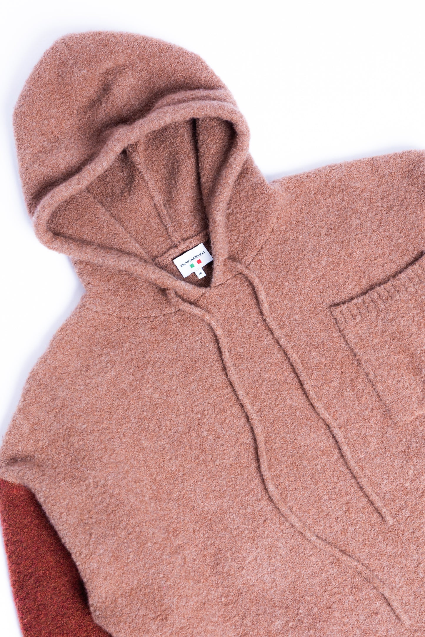 Bouclé Knitted Hoodie