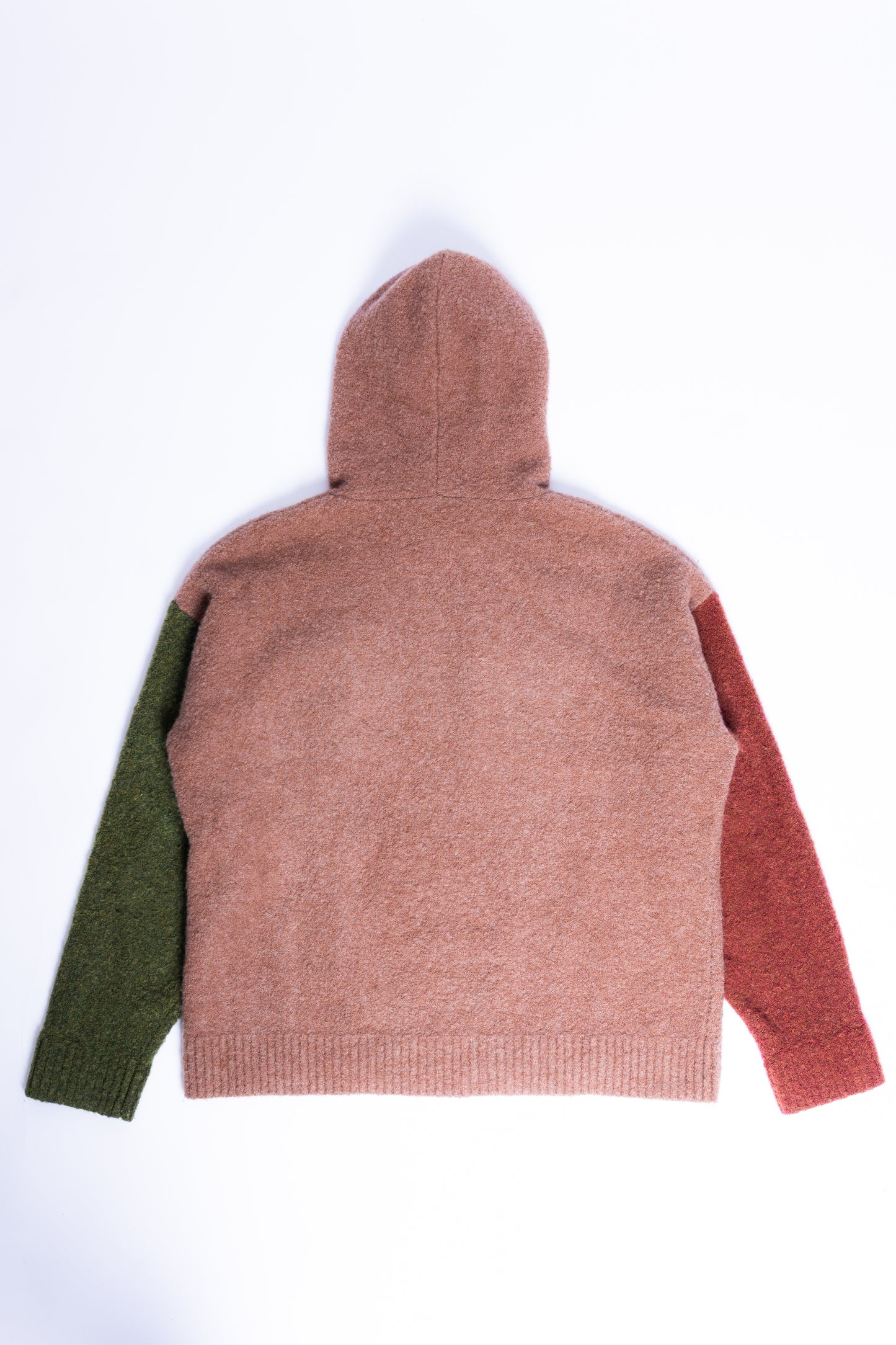 Bouclé Knitted Hoodie