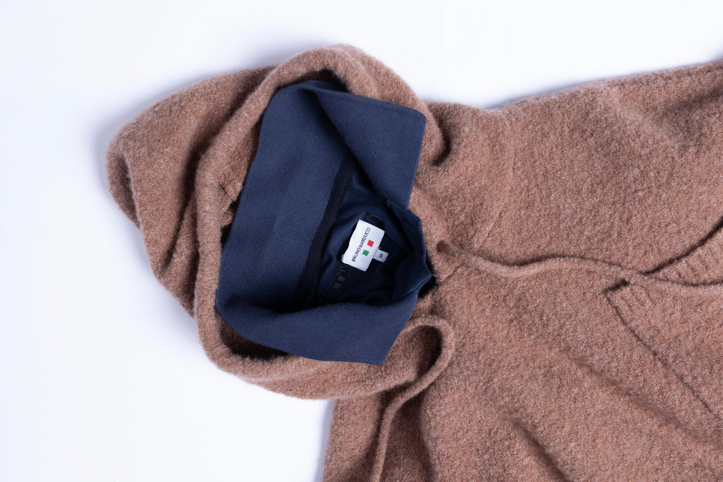 Bouclé Knitted Hoodie