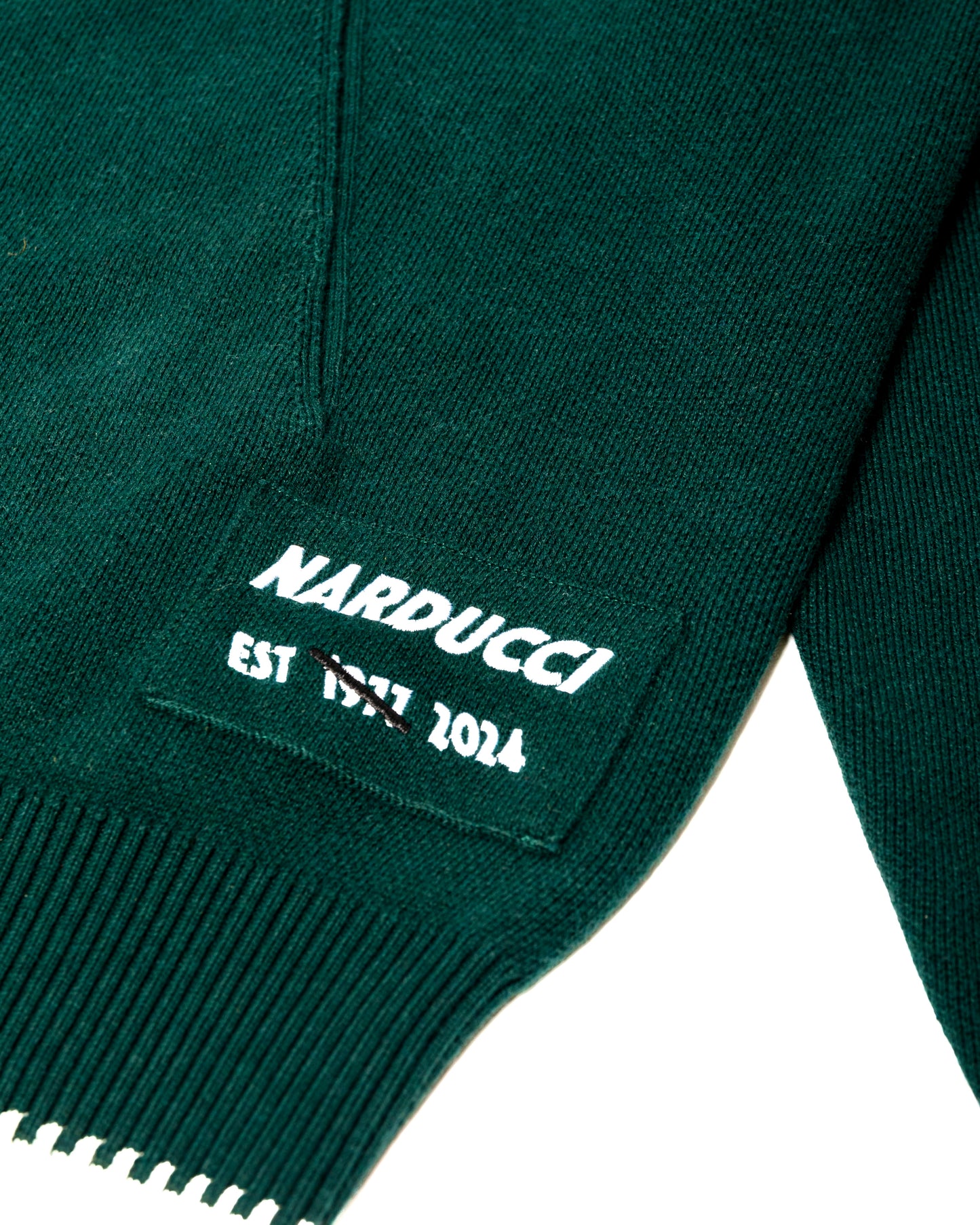 Cotton Cashmere blend knit full zip