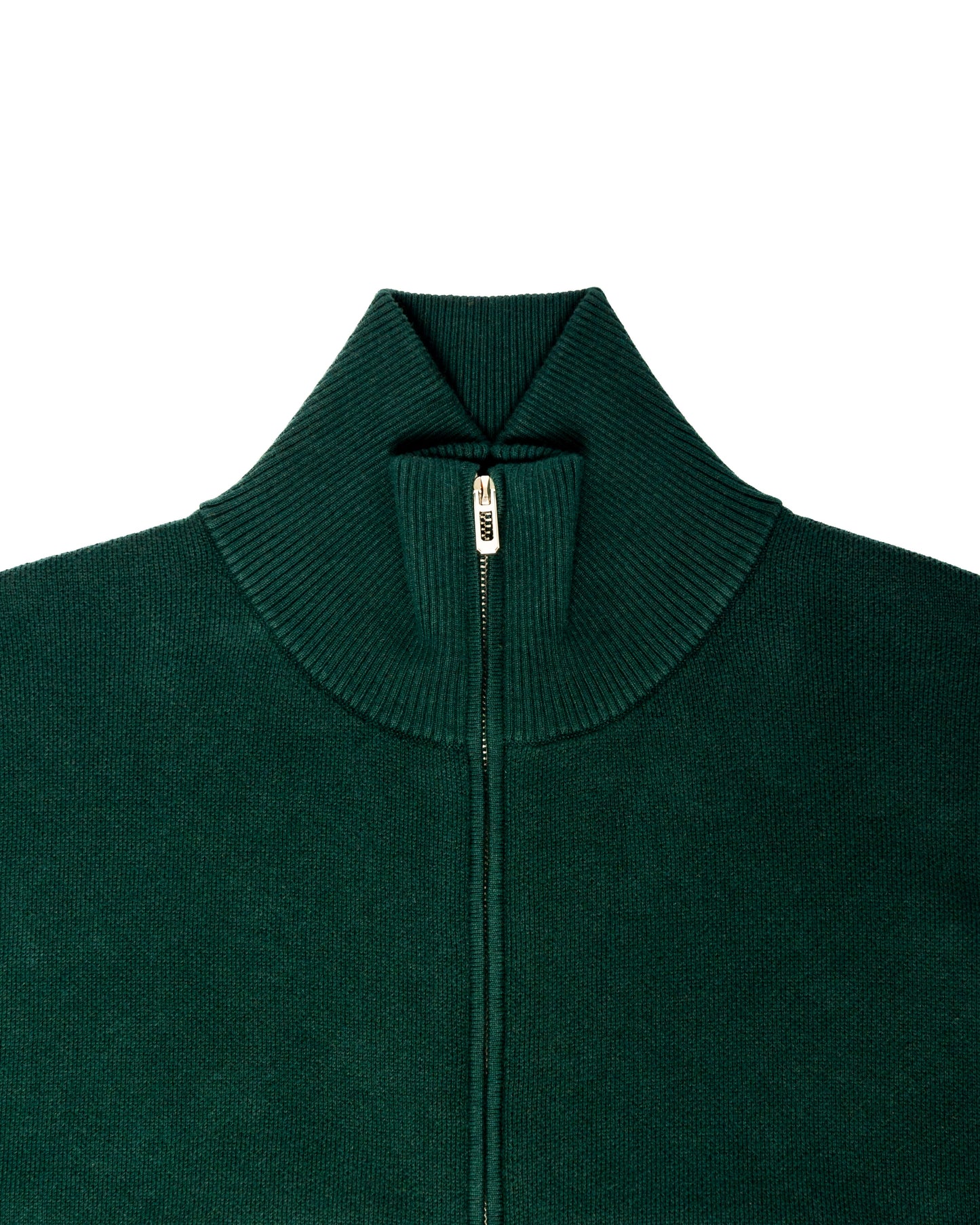 Cotton Cashmere blend knit full zip